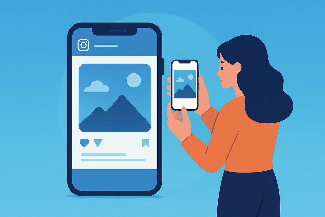 Cara screenshot foto Instagram di HP Android dan iPhone